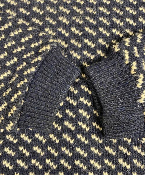 L.L.Bean（エルエルビーン）L.L.Bean (エルエルビーン) バーズアイニット ネイビー サイズ:サイズ表記なしの古着・服飾アイテム