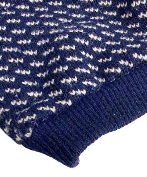 L.L.Bean（エルエルビーン）L.L.Bean (エルエルビーン) バーズアイニット ネイビー サイズ:サイズ表記なしの古着・服飾アイテム