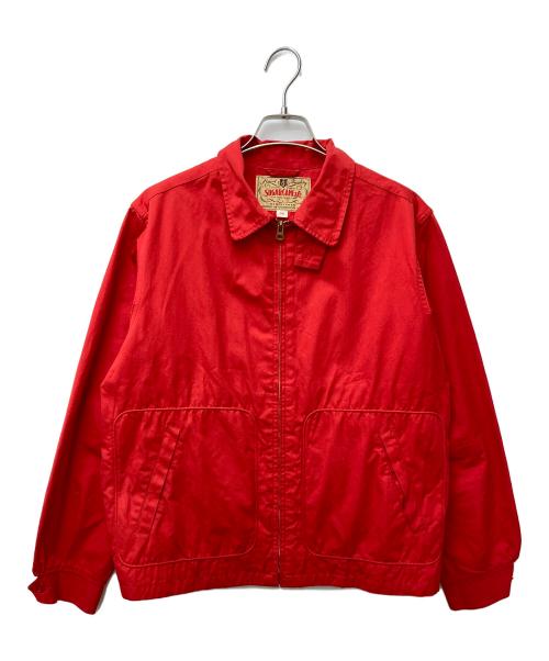 sugercane（シュガーケーン）sugercane (シュガーケーン) COTTON WEATHER CLOTH SPORTS JACKET SC15293 レッド サイズ:38の古着・服飾アイテム