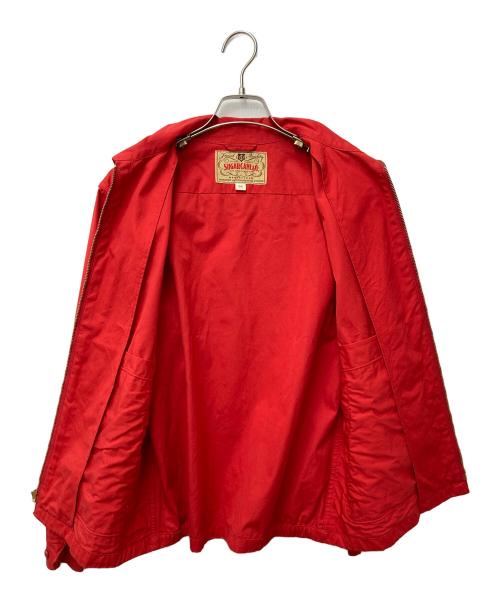 sugercane（シュガーケーン）sugercane (シュガーケーン) COTTON WEATHER CLOTH SPORTS JACKET SC15293 レッド サイズ:38の古着・服飾アイテム