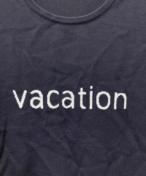 ANAYI（アナイ）ANAYI (アナイ) VACATION ロゴ プルオーバー ネイビー サイズ:38の古着・服飾アイテム