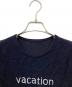 ANAYI (アナイ) VACATION ロゴ プルオーバー ネイビー サイズ:38：10000円