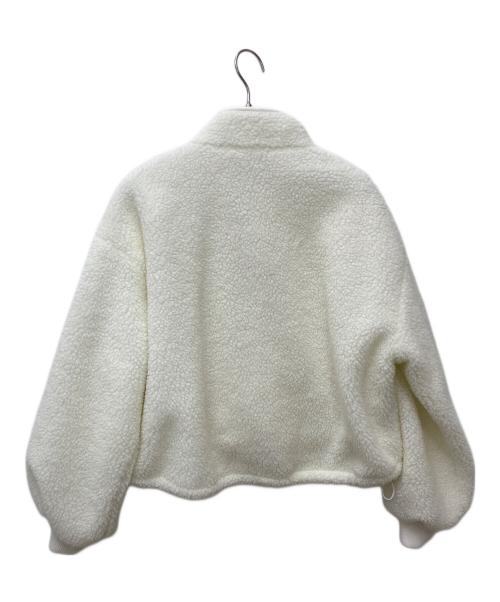 THIRD MAGAZINE（サードマガジン）THIRD MAGAZINE (サードマガジン) mikomori (ミコモリ) ボアボクシーブルゾン A0843FJM201 ホワイト サイズ:9 未使用品の古着・服飾アイテム