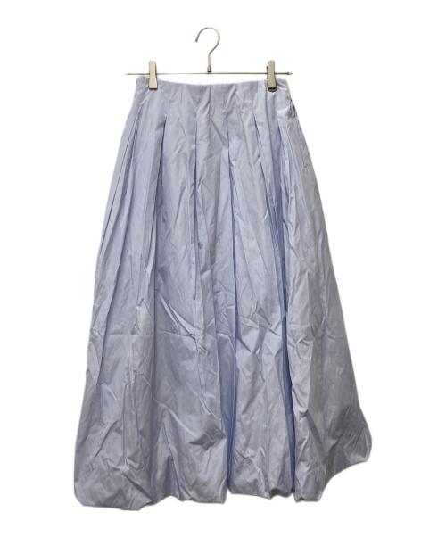 FRAY ID（フレイ アイディー）FRAY ID (フレイ アイディー) タックロングバルーンスカート　FWFS254002 ブルーの古着・服飾アイテム