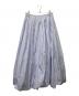 FRAY ID（フレイ アイディー）の古着「タックロングバルーンスカート　FWFS254002」｜ブルー