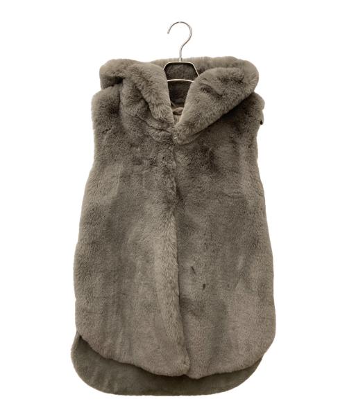 Radiate（ラディエイト）Radiate (ラディエイト) エコファーベスト グレー サイズ:9の古着・服飾アイテム