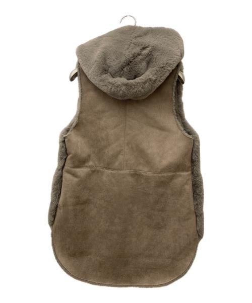 Radiate（ラディエイト）Radiate (ラディエイト) エコファーベスト グレー サイズ:9の古着・服飾アイテム