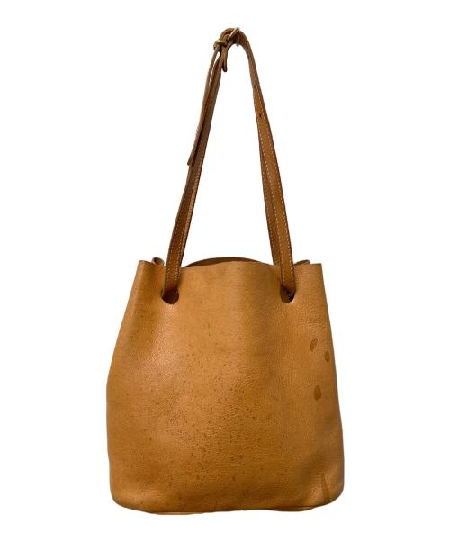 IL BISONTE（イル ビゾンテ）IL BISONTE (イル ビゾンテ) レザートートバッグ ブラウンの古着・服飾アイテム