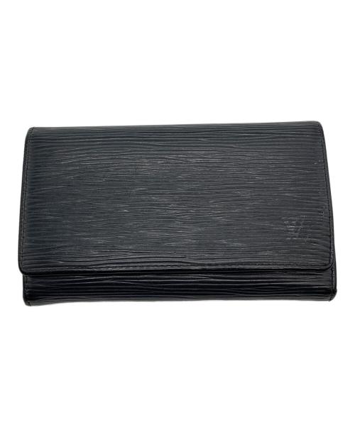 LOUIS VUITTON（ルイ ヴィトン）LOUIS VUITTON (ルイ ヴィトン) 2つ折り財布 M63972 ブラックの古着・服飾アイテム