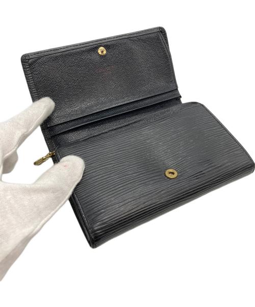 LOUIS VUITTON（ルイ ヴィトン）LOUIS VUITTON (ルイ ヴィトン) 2つ折り財布 M63972 ブラックの古着・服飾アイテム