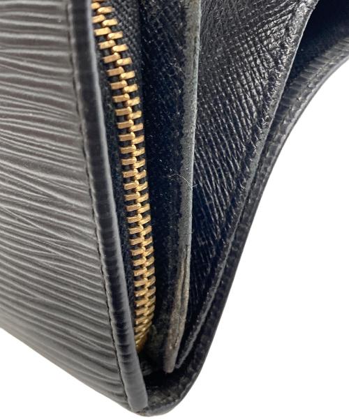 LOUIS VUITTON（ルイ ヴィトン）LOUIS VUITTON (ルイ ヴィトン) 2つ折り財布 M63972 ブラックの古着・服飾アイテム