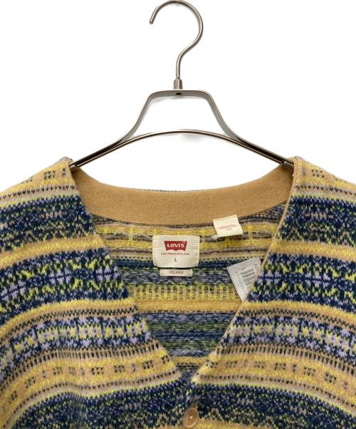 LEVI'S（リーバイス）LEVI'S (リーバイス) カーディガン PC9-A0709-0020 イエロー サイズ:Lの古着・服飾アイテム
