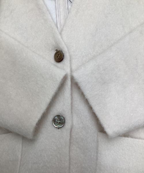 YORI（ヨリ）YORI (ヨリ) ウールモヘアシャギージャケット ピンク サイズ:Fの古着・服飾アイテム