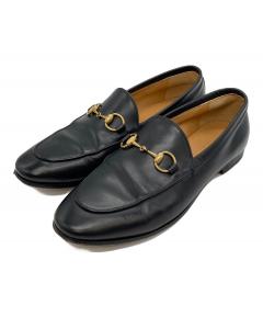 中古・古着通販】GUCCI (グッチ) ビットローファー ネイビー サイズ