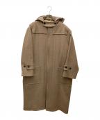 AURALEEオーラリー）の古着「WOOL SILK MELTON LONG DUFFLE COAT A9AC04SN」｜ブラウン
