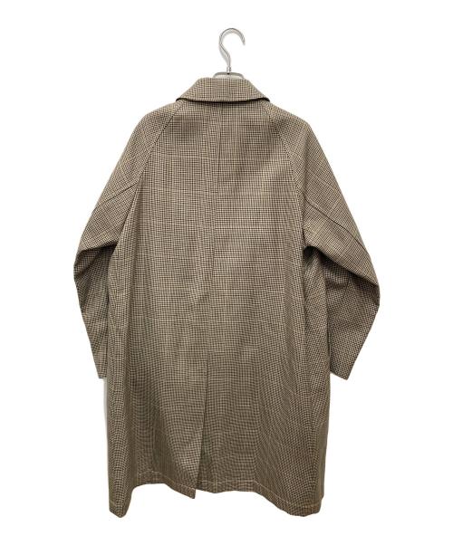 ORCIVAL（オーシバル）ORCIVAL (オーシバル) ウールプラッドステンカラーラグランコート RC-8936 TGC-BY ブラウン サイズ:1の古着・服飾アイテム