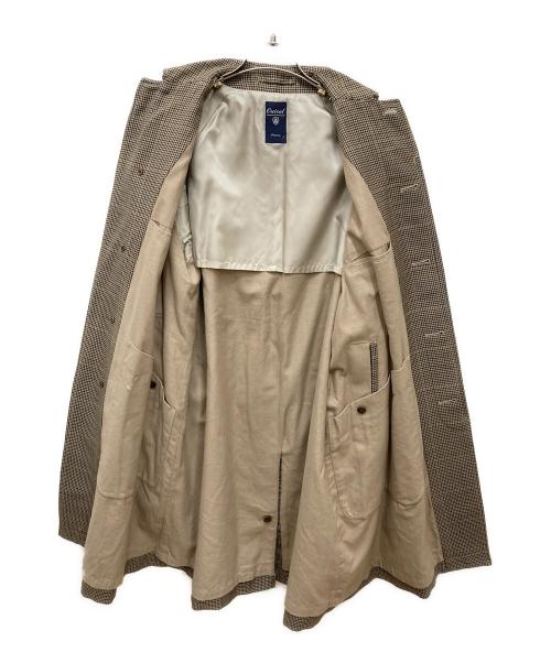 ORCIVAL（オーシバル）ORCIVAL (オーシバル) ウールプラッドステンカラーラグランコート RC-8936 TGC-BY ブラウン サイズ:1の古着・服飾アイテム