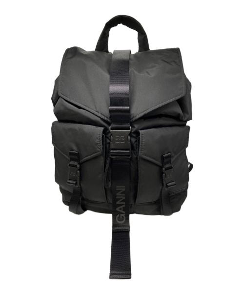 GANNI（ガニー）GANNI (ガニー) Recycled Tech Backpack ブラック 未使用品の古着・服飾アイテム