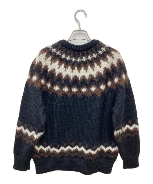 BATONER（バトナ―）BATONER (バトナ―) MOHAIR NORDIC CREW NECK BN-20FL-054 ネイビー サイズ:1の古着・服飾アイテム