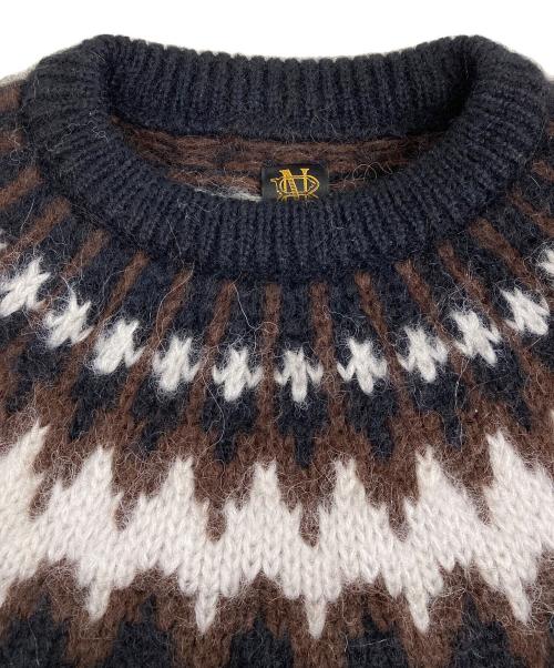 BATONER（バトナ―）BATONER (バトナ―) MOHAIR NORDIC CREW NECK BN-20FL-054 ネイビー サイズ:1の古着・服飾アイテム