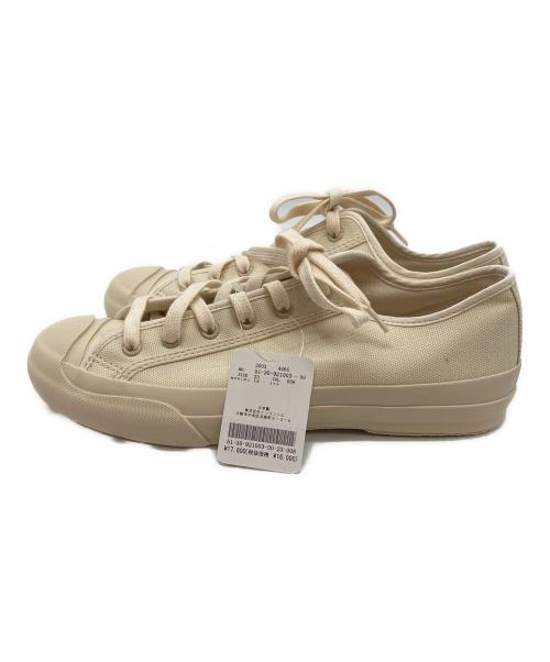 moon star（ムーンスター）moon star (ムーンスター) STUDIO NICHOLSON (スタジオ ニコルソン) MERINO VULCANISED SOLE CANVAS SHOE CREAM サイズ:23cm 未使用品の古着・服飾アイテム