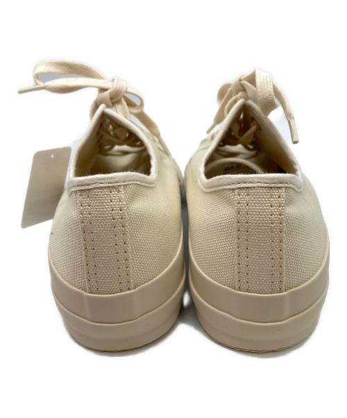 moon star（ムーンスター）moon star (ムーンスター) STUDIO NICHOLSON (スタジオ ニコルソン) MERINO VULCANISED SOLE CANVAS SHOE CREAM サイズ:23cm 未使用品の古着・服飾アイテム