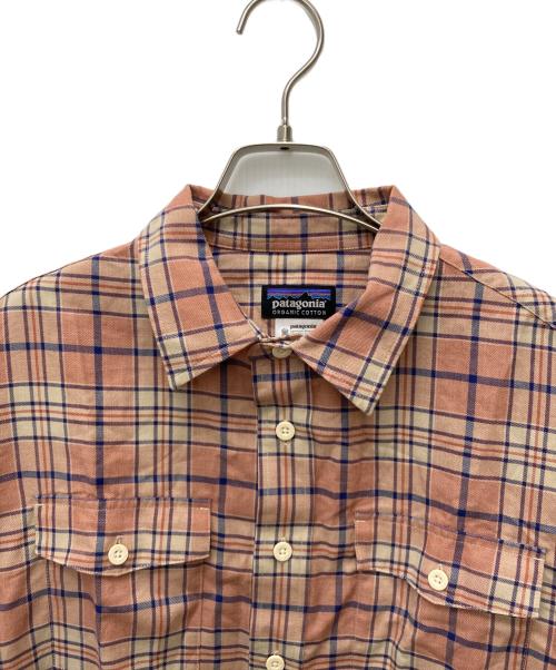 Patagonia（パタゴニア）Patagonia (パタゴニア) オーガニックコットンシャツ ピンク サイズ:Sの古着・服飾アイテム