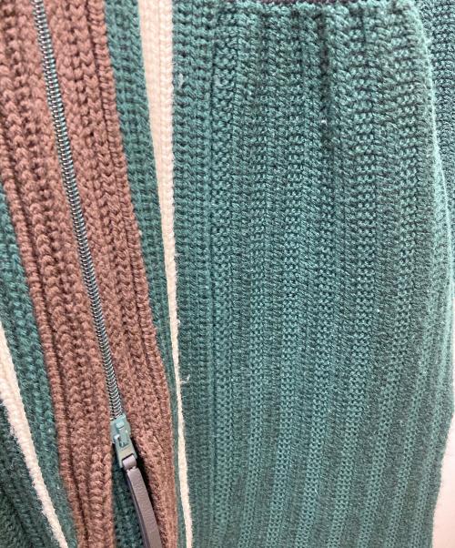 MARNI（マルニ）MARNI (マルニ) フロントジップカーディガン P17SPMDV01Q01FW685-00V98 グリーン サイズ:38の古着・服飾アイテム