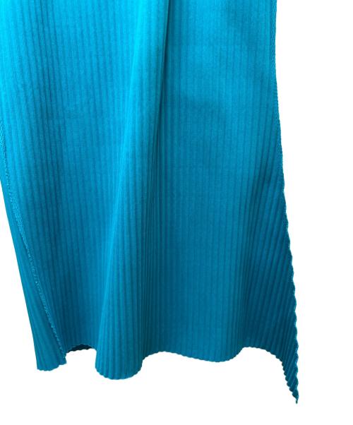 me ISSEY MIYAKE（ミーイッセイ ミヤケ）me ISSEY MIYAKE (ミーイッセイ ミヤケ) FINE KNIT PLEATS BOTTOM 1 ターコイズ サイズ:Freeの古着・服飾アイテム