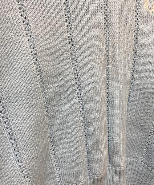 FRED PERRY（フレッドペリー）FRED PERRY (フレッドペリー) ケーブルニット F7182 スカイブルー サイズ:36の古着・服飾アイテム