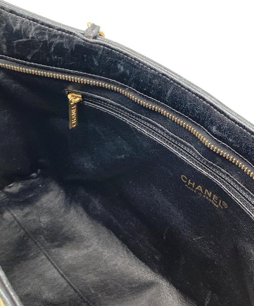 CHANEL（シャネル）CHANEL (シャネル) マイクロキルティングキャンバスチェーンショルダーバッグ ベージュの古着・服飾アイテム