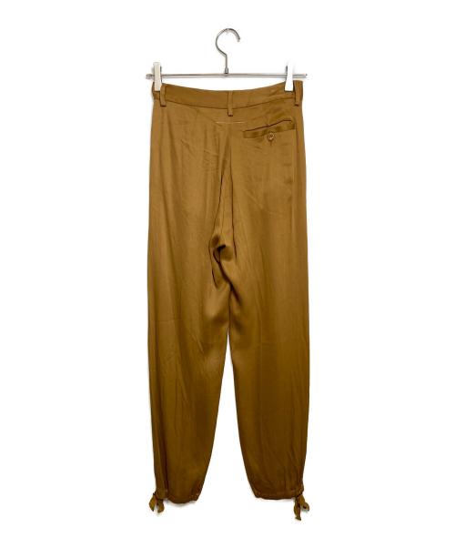 MM6 Maison Margiela（エムエムシックスメゾンマルジェラ）MM6 Maison Margiela (エムエムシックスメゾンマルジェラ) レーヨンアセテートジョガーパンツ キャメル サイズ:36の古着・服飾アイテム