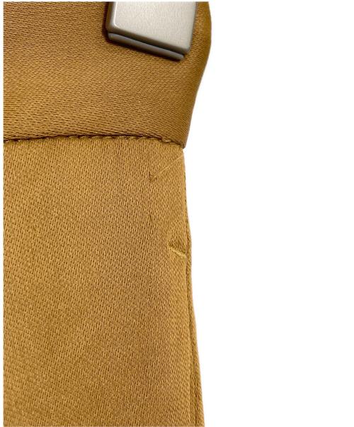 MM6 Maison Margiela（エムエムシックスメゾンマルジェラ）MM6 Maison Margiela (エムエムシックスメゾンマルジェラ) レーヨンアセテートジョガーパンツ キャメル サイズ:36の古着・服飾アイテム