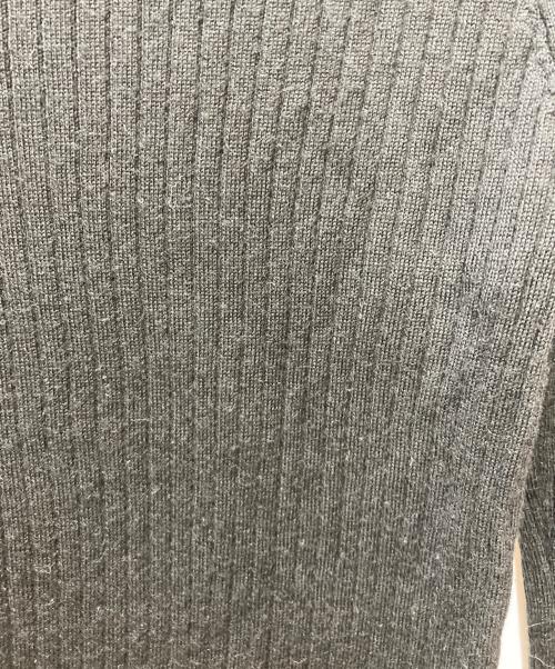 DRESSTERIOR（ドレステリア）DRESSTERIOR (ドレステリア) ワイドリブハイネック ブラック サイズ:M(38)の古着・服飾アイテム