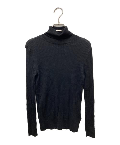 DRESSTERIOR（ドレステリア）DRESSTERIOR (ドレステリア) ワイドリブハイネック ブラック サイズ:M(38)の古着・服飾アイテム