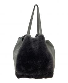 OWEN BARRY（オーエンバリー）の古着「ムートンバッグ」｜グレー