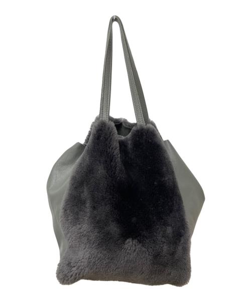 OWEN BARRY（オーエンバリー）OWEN BARRY (オーエンバリー) ムートンバッグ グレーの古着・服飾アイテム