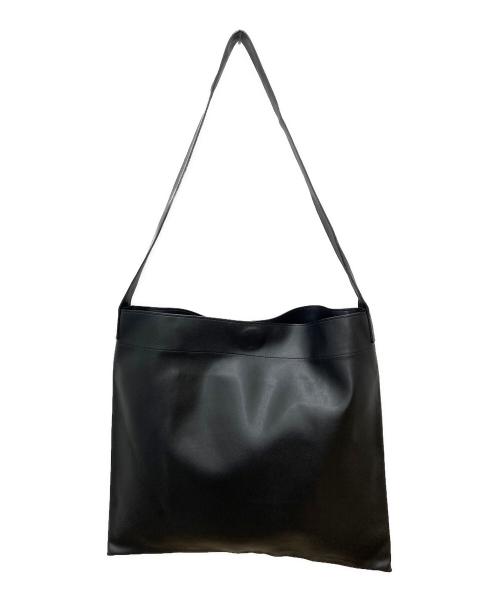 E by eclat（イーバイエクラ）E by eclat (イーバイエクラ) SABOTENスクエアショルダーバッグ ブラックの古着・服飾アイテム