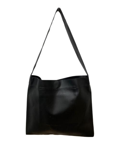 E by eclat（イーバイエクラ）E by eclat (イーバイエクラ) SABOTENスクエアショルダーバッグ ブラックの古着・服飾アイテム