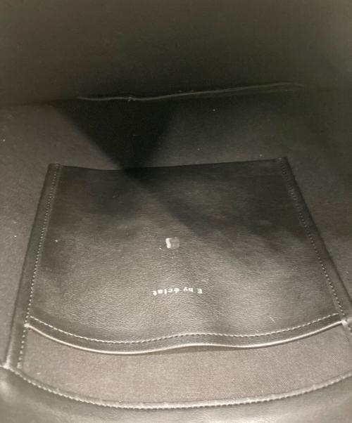 E by eclat（イーバイエクラ）E by eclat (イーバイエクラ) SABOTENスクエアショルダーバッグ ブラックの古着・服飾アイテム