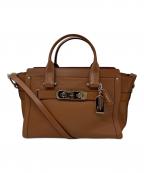 COACHコーチ）の古着「2wayトートバッグ 34408」｜ブラウン