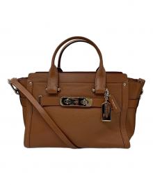 COACH（コーチ）の古着「2wayトートバッグ 34408」｜ブラウン