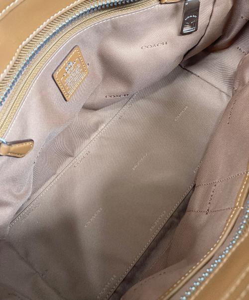 COACH（コーチ）COACH (コーチ) 2wayトートバッグ 34408 ブラウンの古着・服飾アイテム