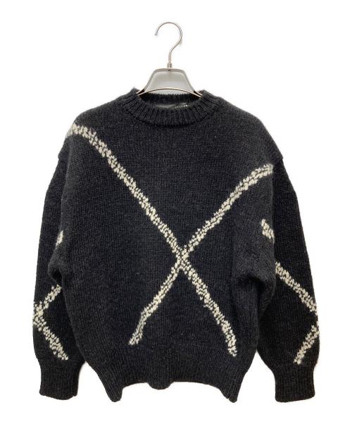 PHOTOCOPIEU（フォトコピュー）PHOTOCOPIEU (フォトコピュー) ELLA LOZENGE PATTERN KNIT ブラック サイズ:TUの古着・服飾アイテム