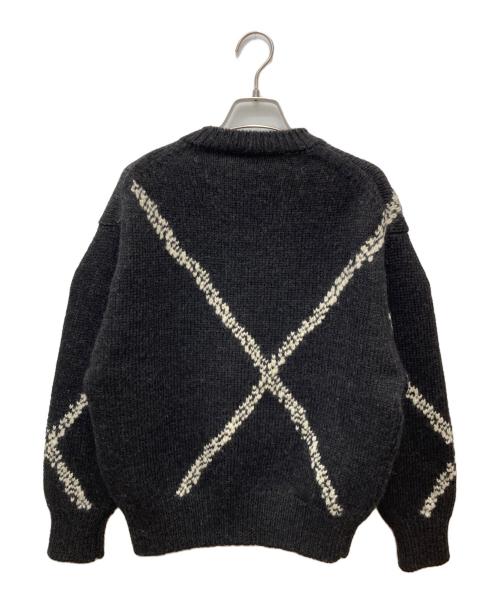 PHOTOCOPIEU（フォトコピュー）PHOTOCOPIEU (フォトコピュー) ELLA LOZENGE PATTERN KNIT ブラック サイズ:TUの古着・服飾アイテム
