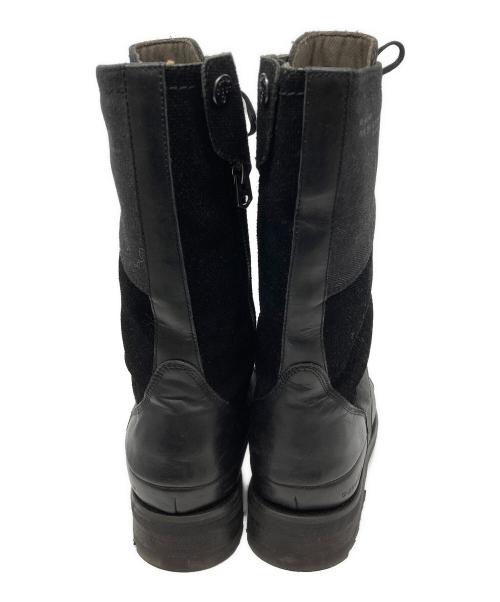 G-STAR RAW（ジースターロゥ）G-STAR RAW (ジースターロゥ) 切替ロングブーツ ブラック サイズ:37の古着・服飾アイテム