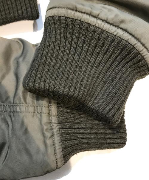 ALPHA INDUSTRIES（アルファインダストリーズ）ALPHA INDUSTRIES (アルファインダストリーズ) フーデッドリブジャケット　TA1571-076 オリーブ サイズ:X-LARGEの古着・服飾アイテム