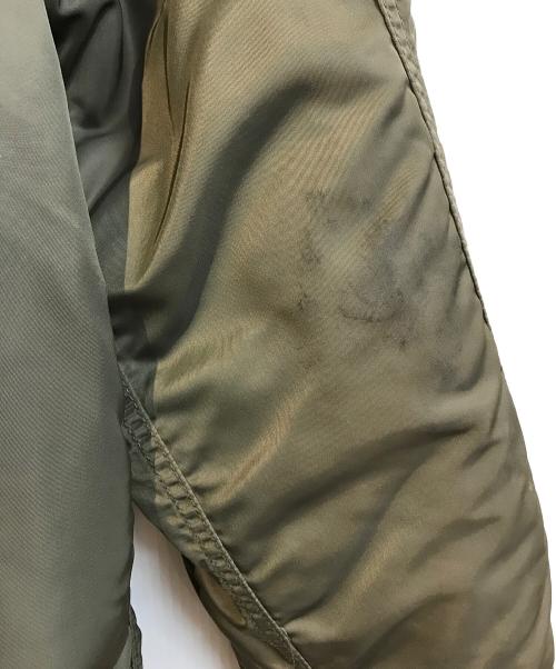 ALPHA INDUSTRIES（アルファインダストリーズ）ALPHA INDUSTRIES (アルファインダストリーズ) フーデッドリブジャケット　TA1571-076 オリーブ サイズ:X-LARGEの古着・服飾アイテム