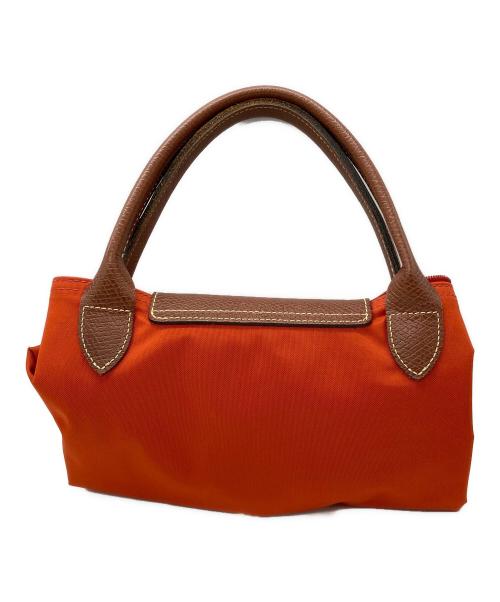 LONGCHAMP（ロンシャン）LONGCHAMP (ロンシャン) 舟形トートバッグ オレンジの古着・服飾アイテム