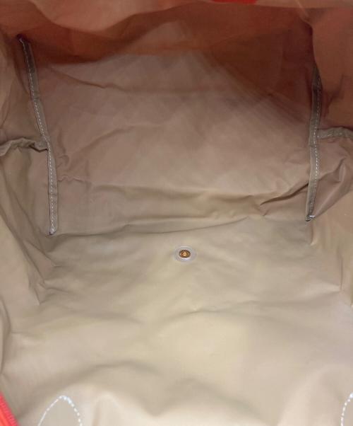 LONGCHAMP（ロンシャン）LONGCHAMP (ロンシャン) 舟形トートバッグ オレンジの古着・服飾アイテム